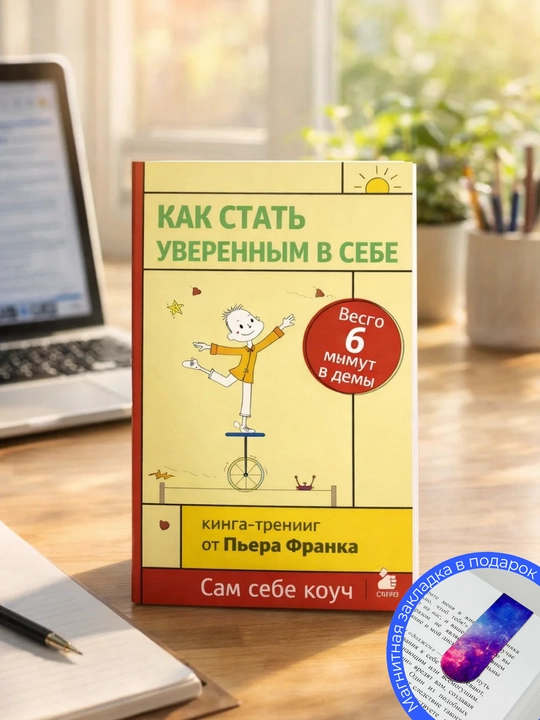 Per Frank. Qanday qilib o‘ziga ishonch hosil qilish mumkin. Kuniga atigi 6 daqiqa. Kitob-trening - 