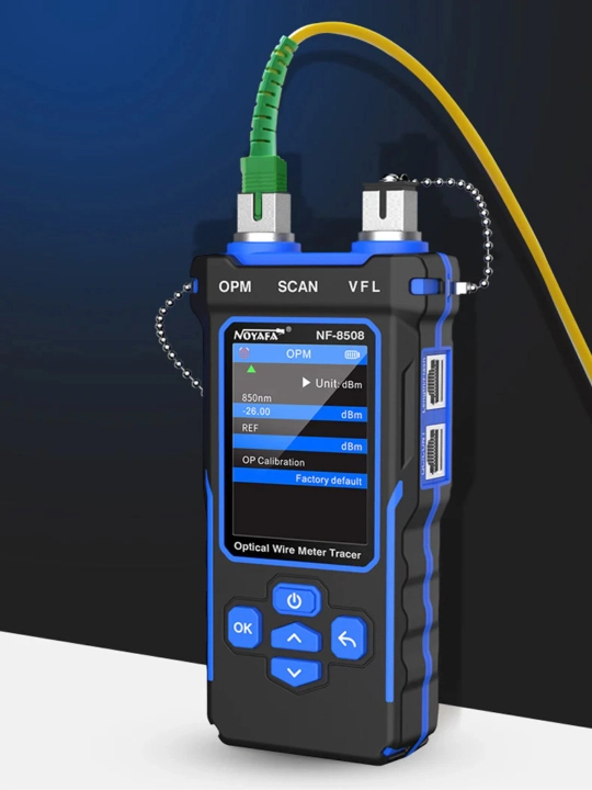 NOYAFA NF-8508  Ko'p funksiyali RJ11/45, POE, Fiber Optic uchun Sinov Qurilmasi
