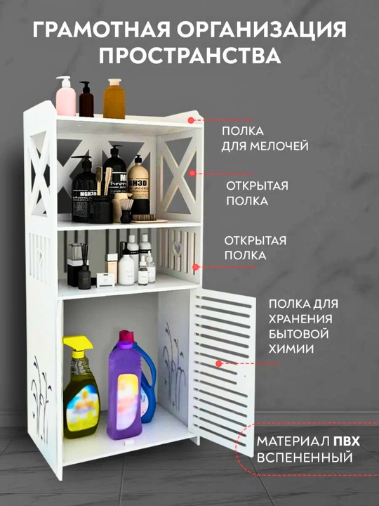 Универсальный шкаф, комод, для ванной, кухни и детской, стеллажи, комод, полка