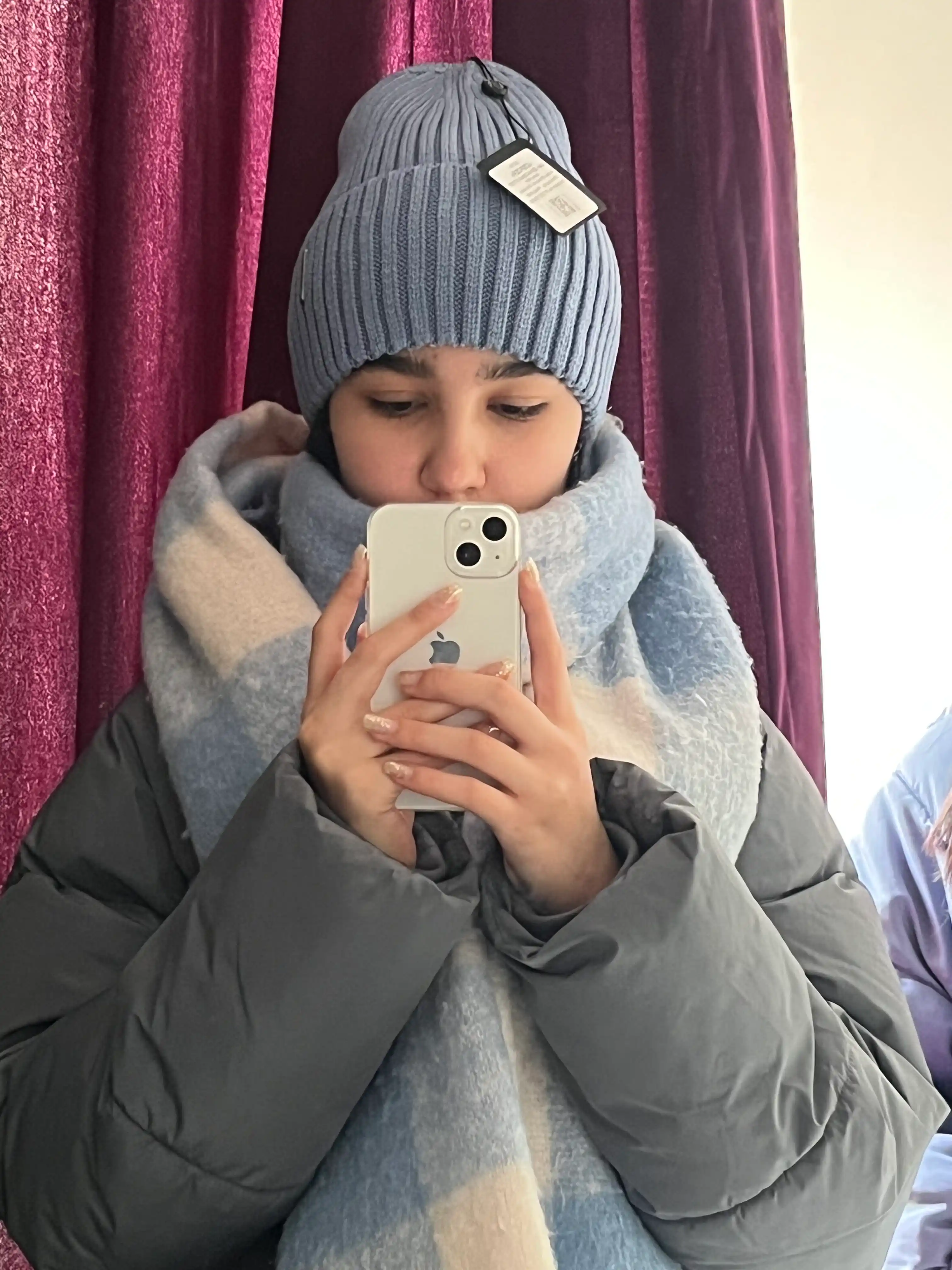 Beanie ayollar to‘qima qalpog‘i, bezakli tugmali issiq va yumshoq, qishki bosh kiyim