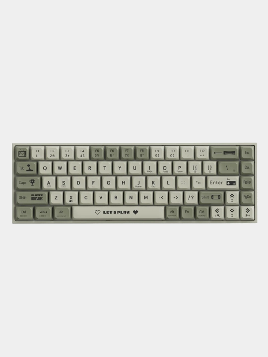 Mexanik Klaviatura AJAZZ AK680, Simli USB Type-C, Mini 68 Tugmali, Hot-Swap, RGB, Oyin