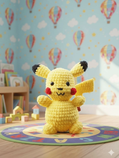 Пикачу, мягкая игрушка для детей — KTOBTOP-PIKACHU