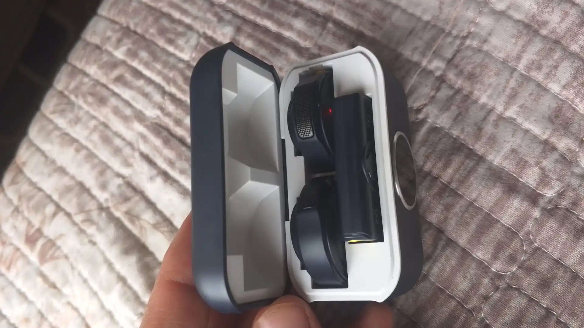 iPhone, Android uchun simsiz petlitsali mikrofon, kondensatorli
