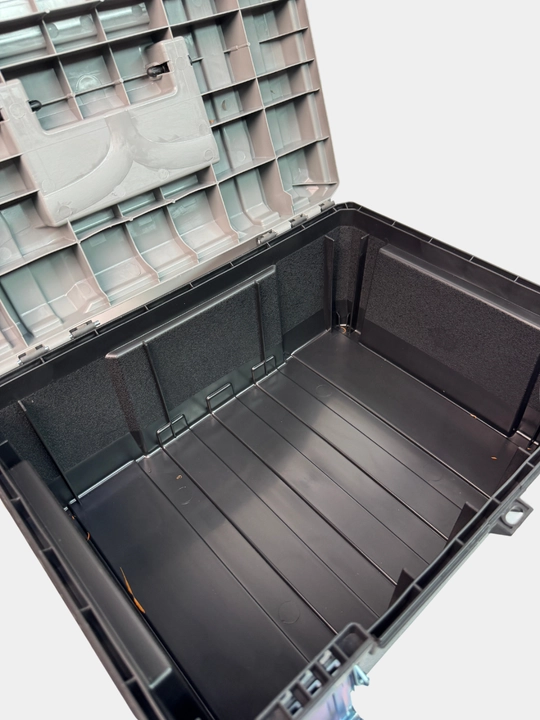 Ящик для инструментов TACTIX 320332 – прочный, многосекционный, для профессионалов