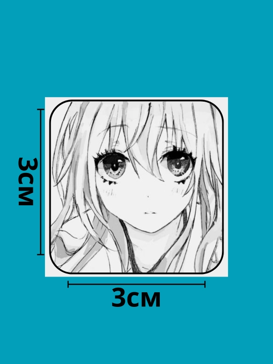 Telefonga 3D Anime stikeri, stiker, sovg‘a, telefon g‘ilofiga 3D stiker