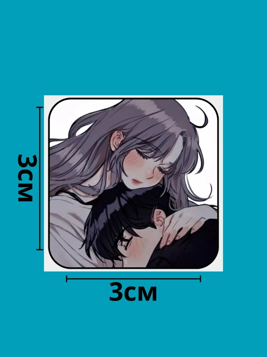 Telefonga 3D Anime stikeri, stiker, sovg‘a, telefon g‘ilofiga 3D stiker
