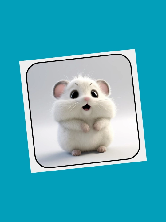 Telefon uchun "HAMSTER" 3D stiker