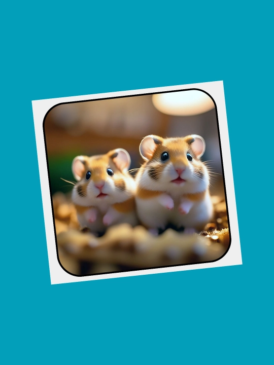 Telefon uchun "HAMSTER" 3D stiker