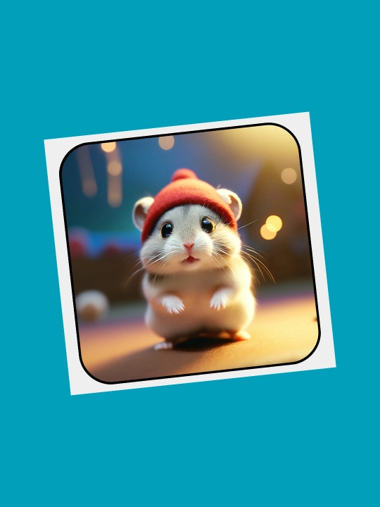 Telefon uchun "HAMSTER" 3D stiker