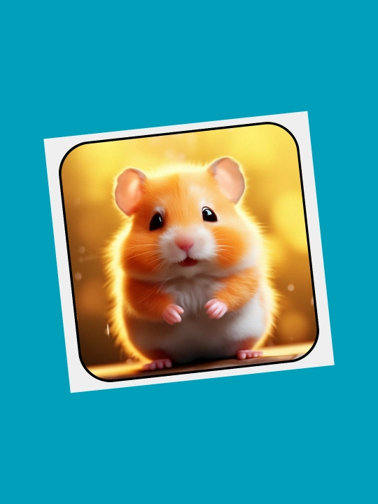 Telefon uchun "HAMSTER" 3D stiker