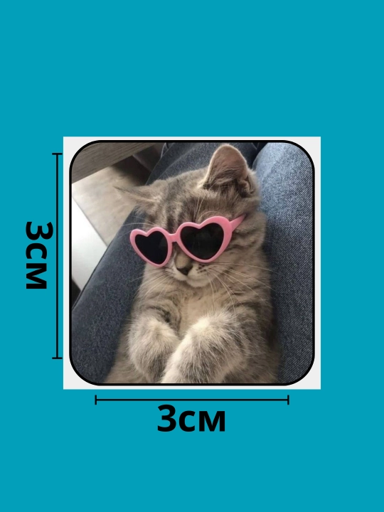 3D наклейка "Котики" на телефон
