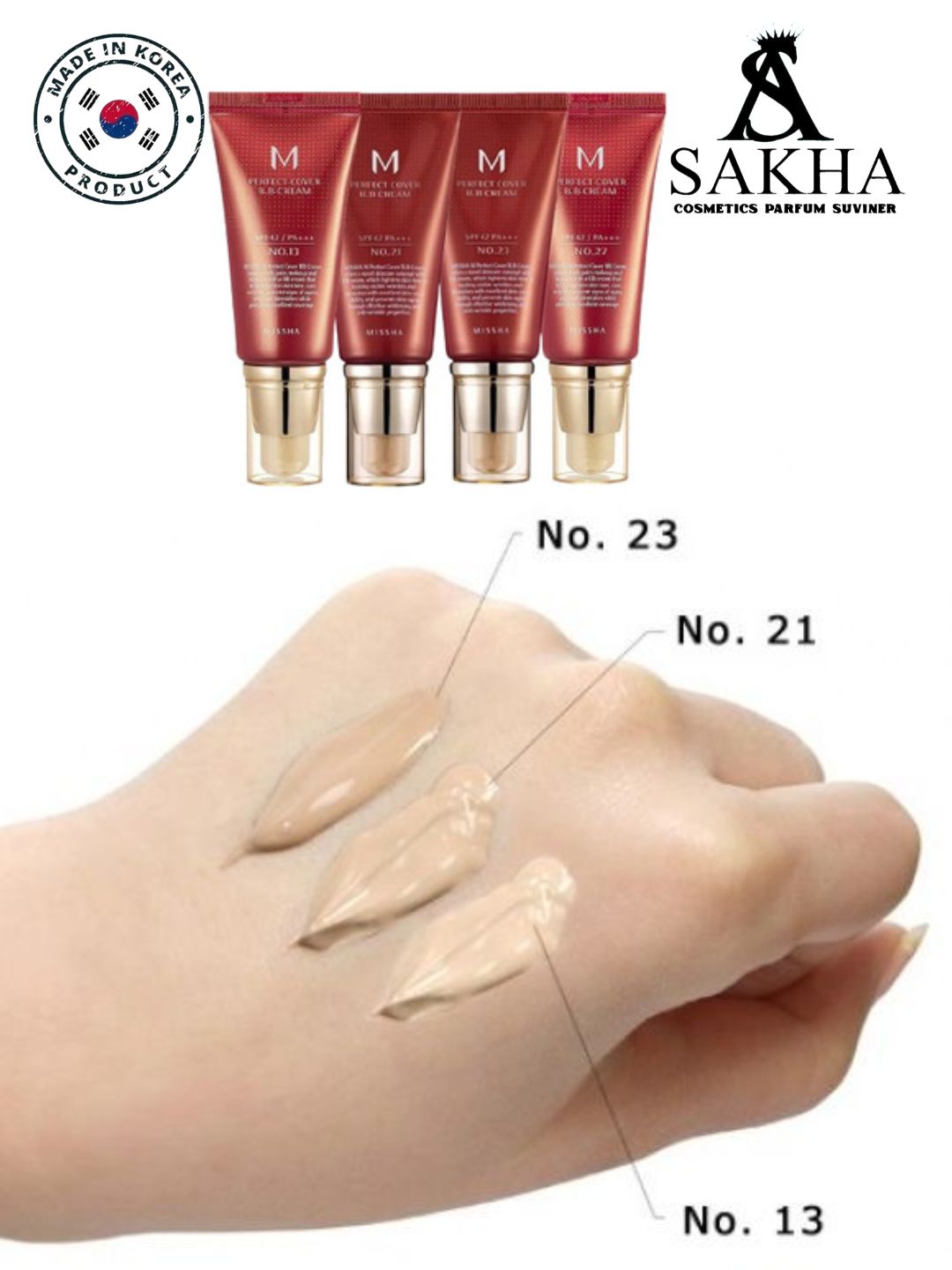 MISSHA M Perfect Cover BB Cream SPF42 PA+++тонизирующий BB крем 50 мл тональный крем