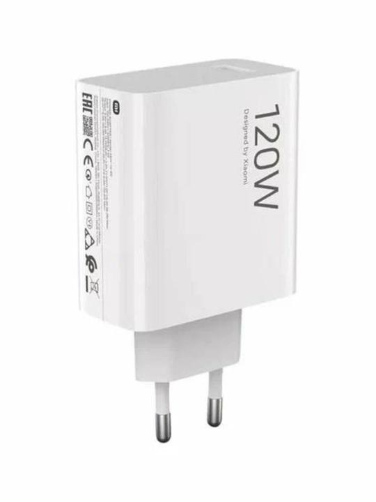Зарядное устройство мощностью 120 Вт с кабелем USB Type-C для iPhone, Samsung, Xiaomi