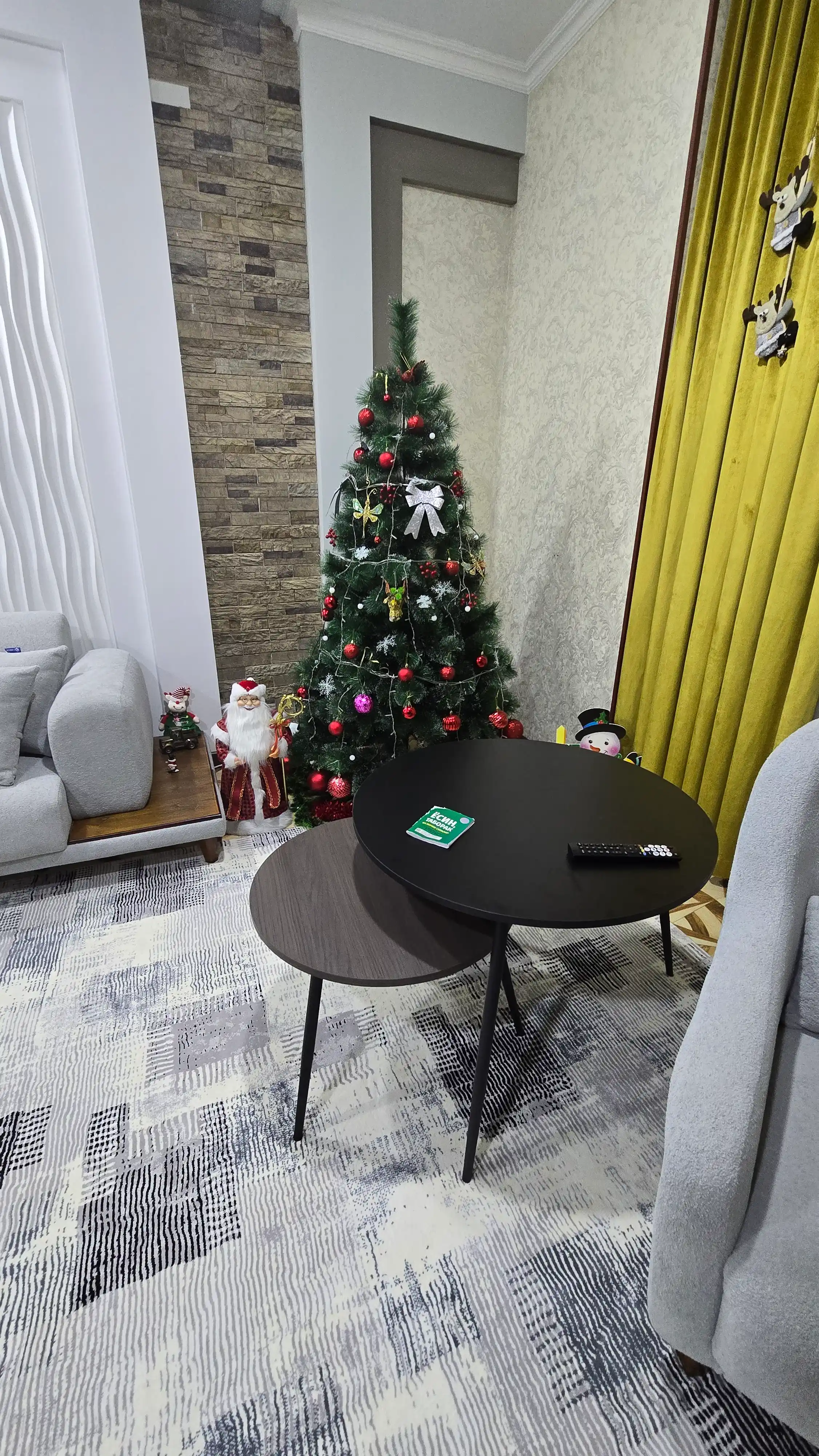 AIKO Callisto jurnali stoli, to‘plamda 2 ta stol, qahva stoli, kofe stol