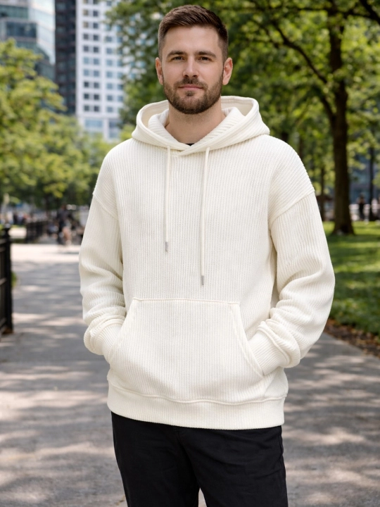 Katta o'lchamli qalpoqli erkaklar Uniseks hoodie ,Koreya - 