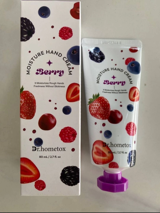 Qo'l uchun krem BERRY, mevalar ekstrakti bilan, 80 g