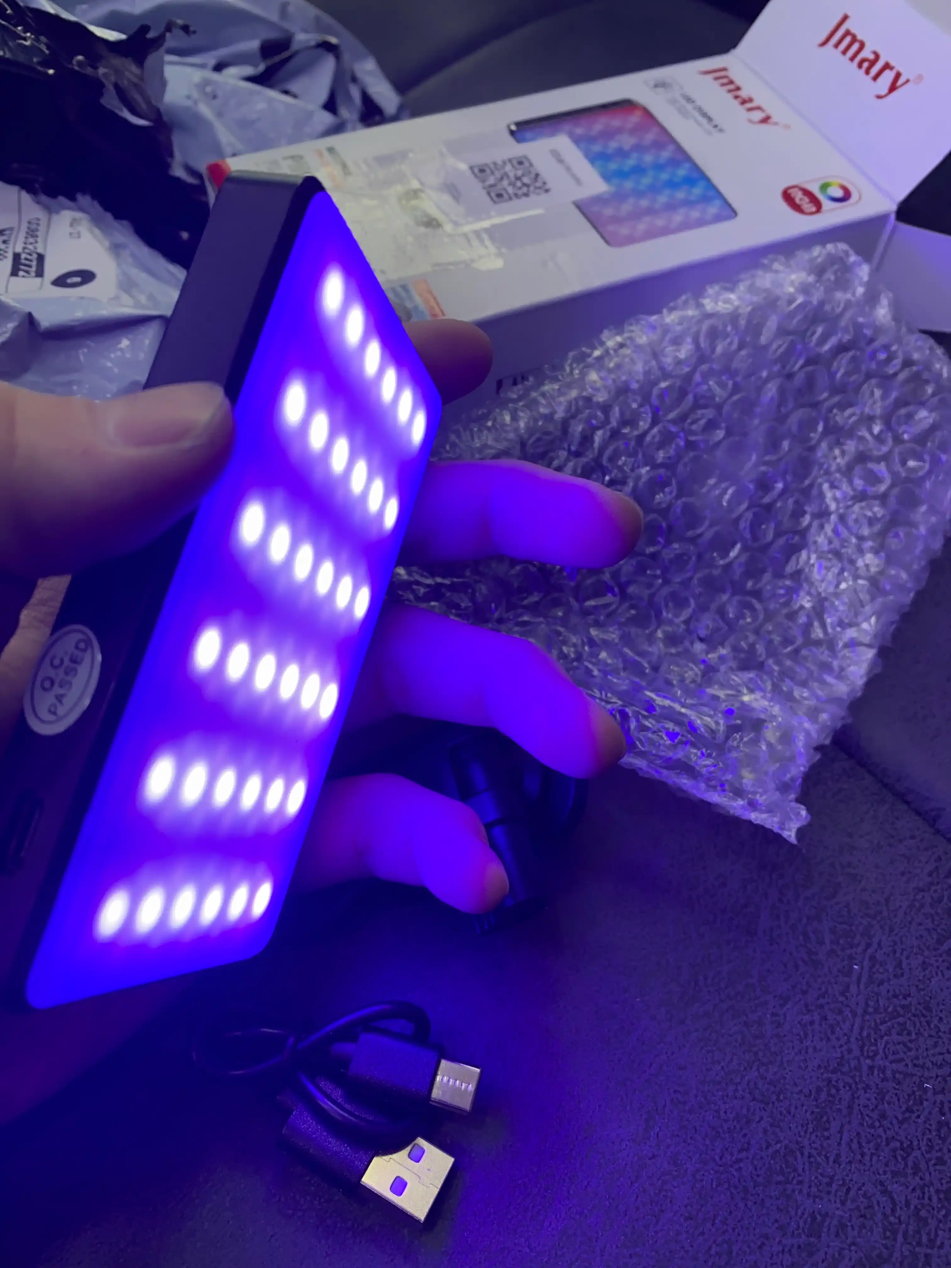Foto va video suratga olish uchun Jmary FILL-59R LED portativ video chirogi