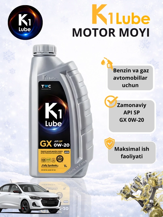 Sintetik motor moylari K1 lube - 