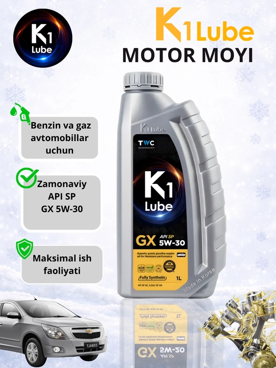Sintetik motor moylari K1 lube - 