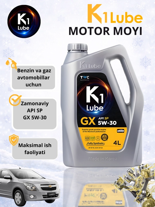 Sintetik motor moylari K1 lube