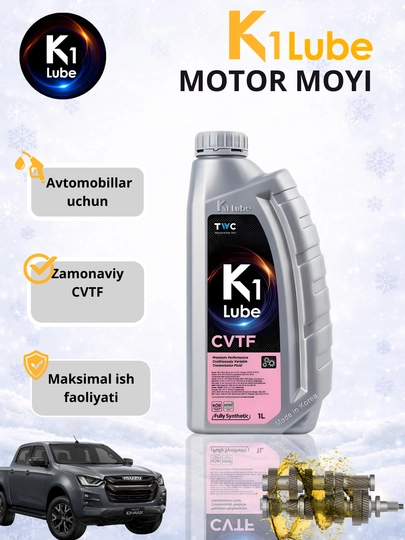 K1 Lube CVTF sintetik transmissiya moyi - 