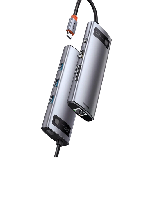 Baseus 8in1 хаб, док станция все в одном для компьютеров - 