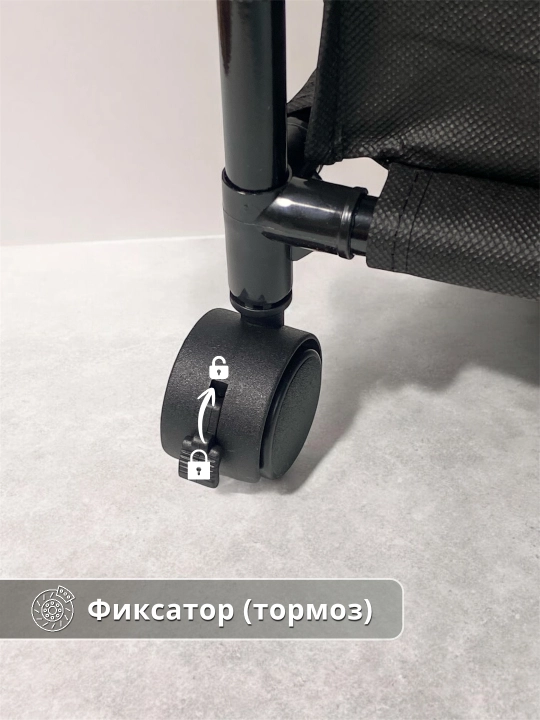 Корзина-сортировщик для белья, игрушек и прочих вещей с 3 секциями, на колёсах, складная