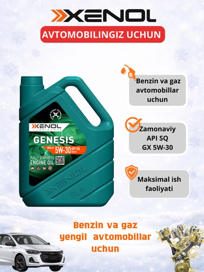 XENOL 5W-30 Sintetik Motor moyi - 