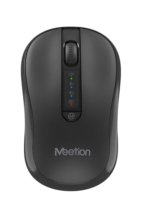 BTM185 2.4G + Bluetooth 5.1 simsiz sichqoncha, 3200 DPI gacha