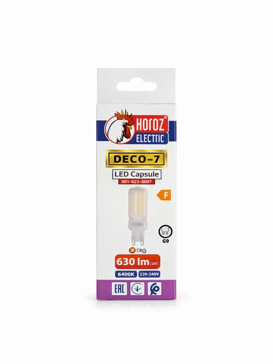 LED 7W dekorativ kapsula lampa