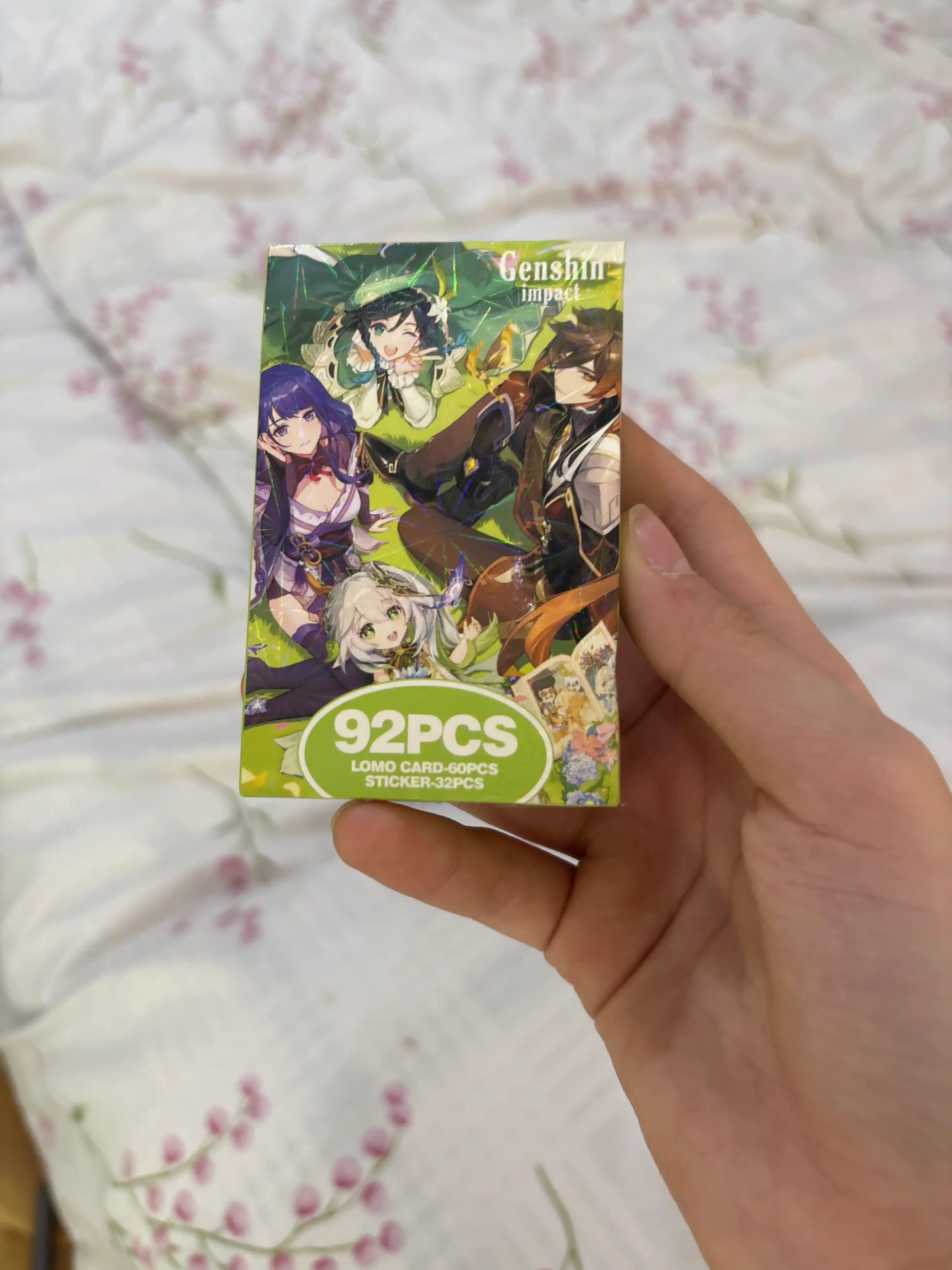 Anime Lomo kartalari to'plami bir parcha, sehrli jang, jin o'ldiruvchi pichoq, monolog