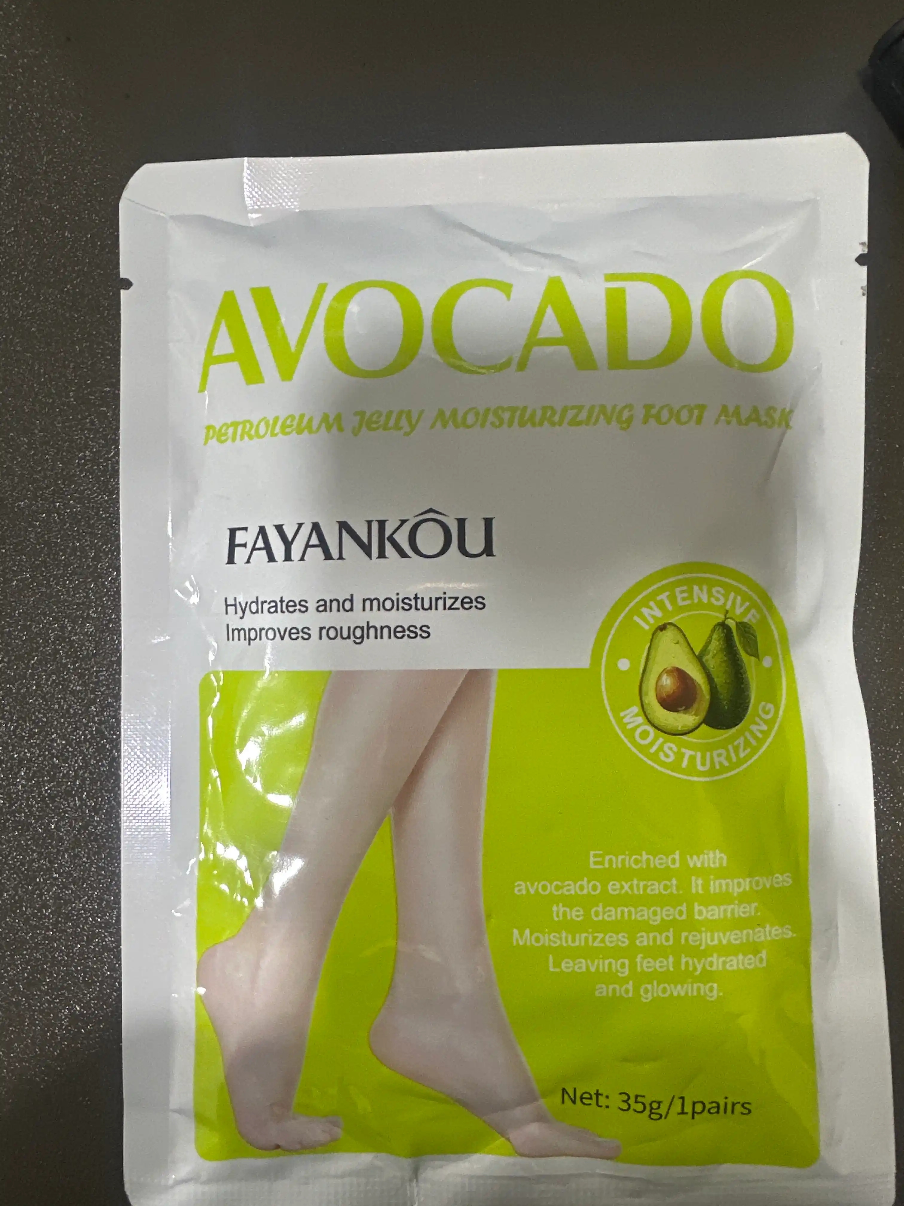 FAYANKOU Avokadoli vazelinli namlantiruvchi oyoq niqobi
