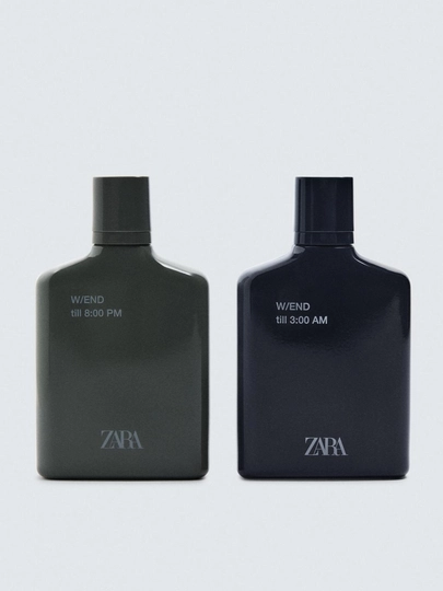 Туалетная вода для мужчин ZARA W/End till 8.00 pm 100 мл + W/End till 3:00 am, 100 мл — PERFUME-0210016
