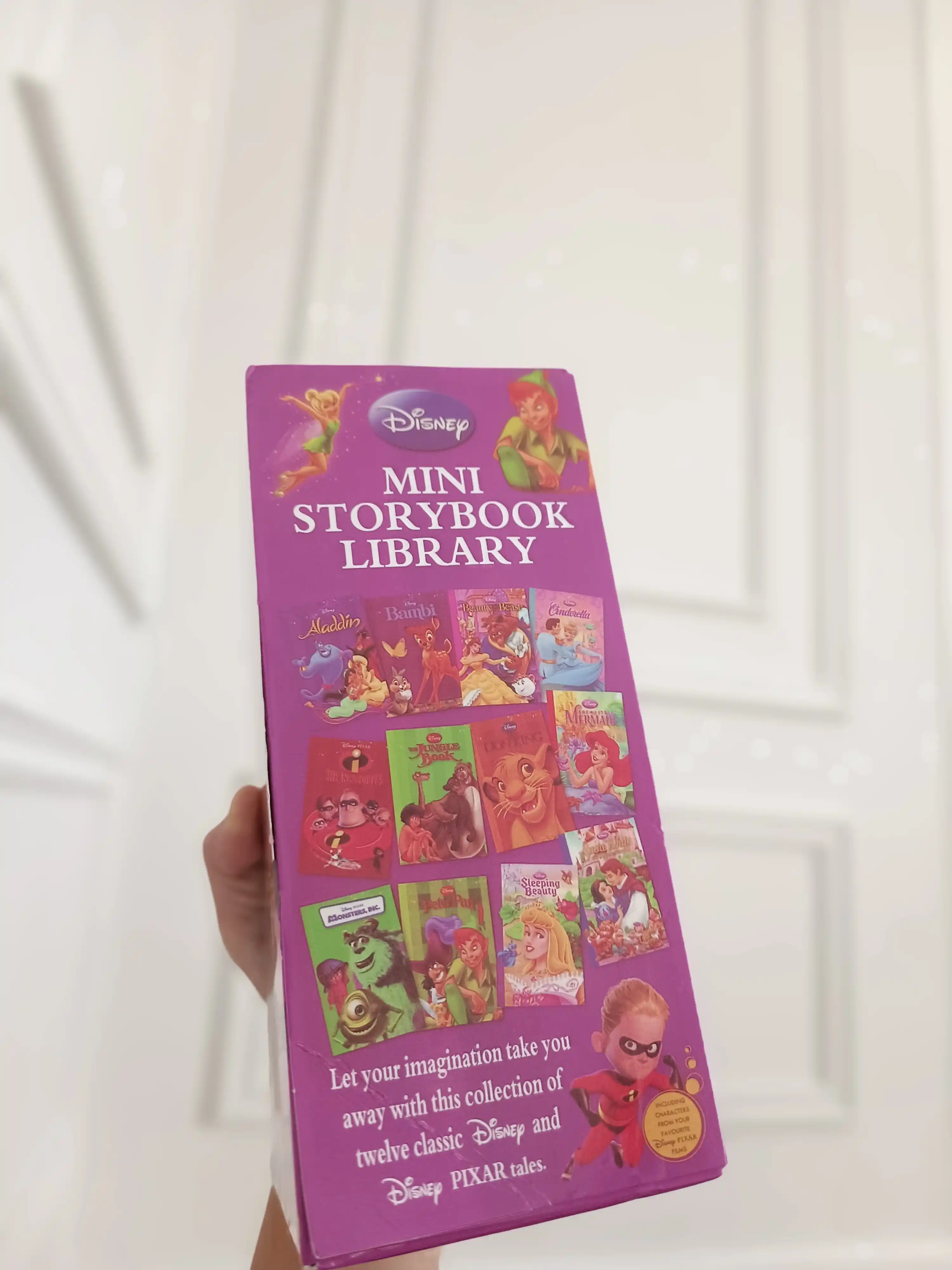 Disney Mini storybook library. Bambi, Peter Pan, Aladdin, Cindrella, The Lion King