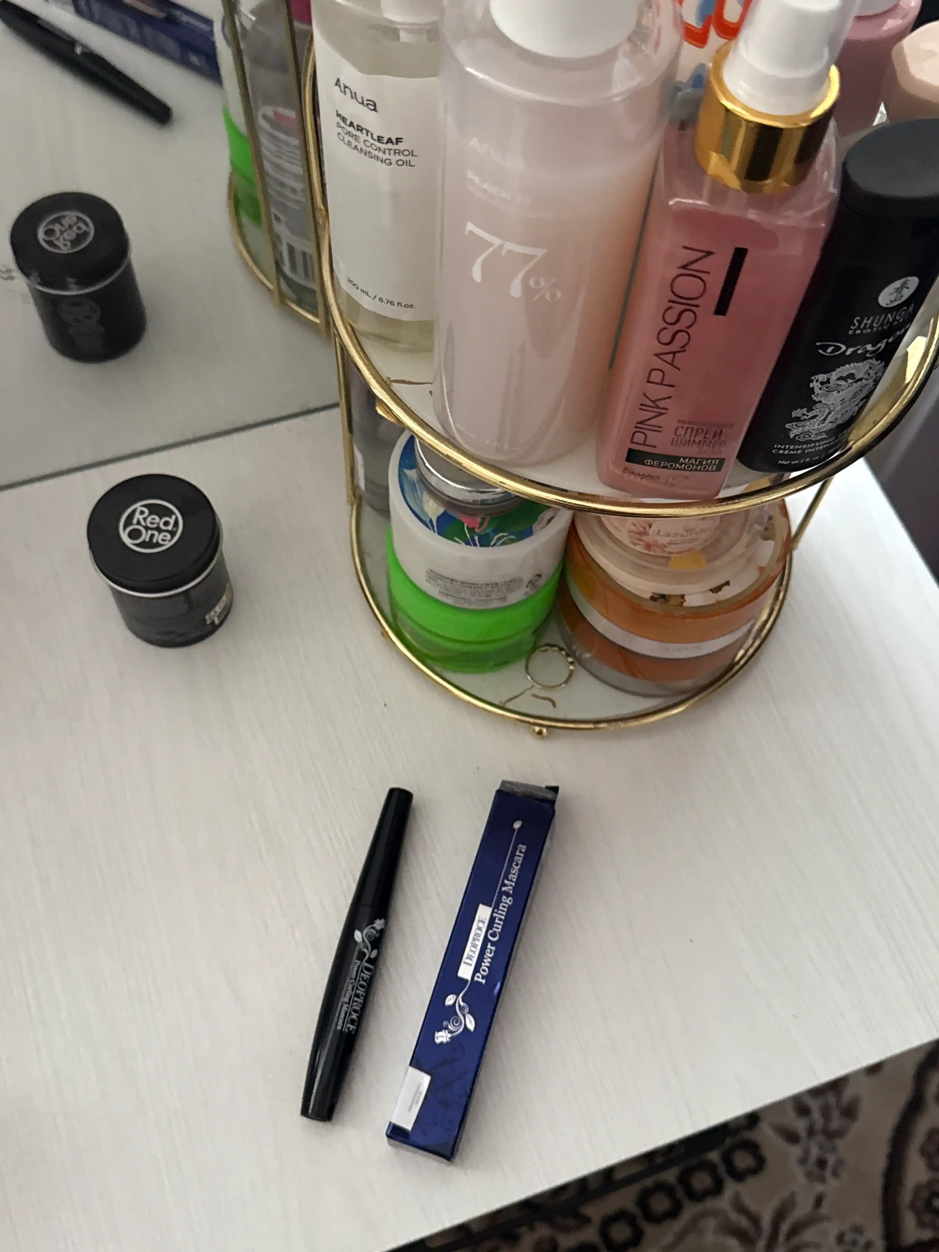 Deoproce Power Curling Mascara – kipriklarni bukuvchi va uzun ko‘rsatadigan tush, 10 ml