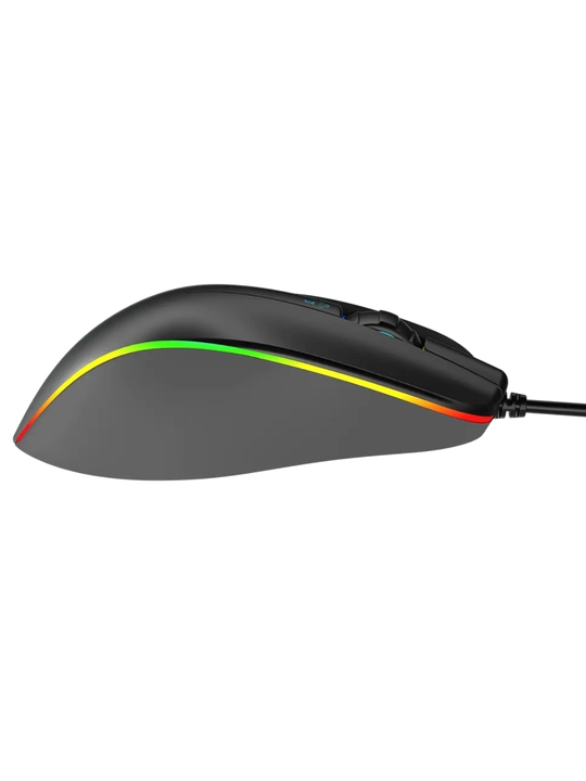 12800 DPI optik sensorli va yoritgichli GM23_2023 o‘yin sichqonchasi