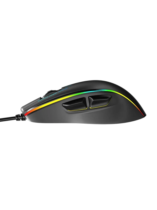 12800 DPI optik sensorli va yoritgichli GM23_2023 o‘yin sichqonchasi