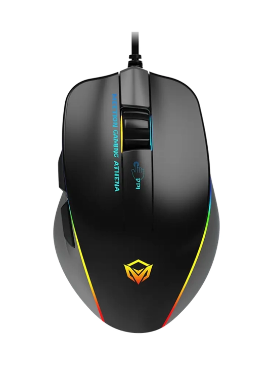 12800 DPI optik sensorli va yoritgichli GM23_2023 o‘yin sichqonchasi