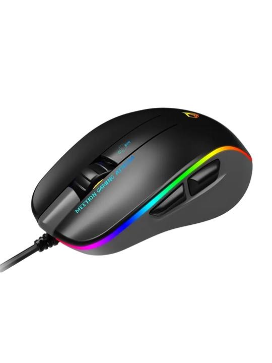12800 DPI optik sensorli va yoritgichli GM23_2023 o‘yin sichqonchasi