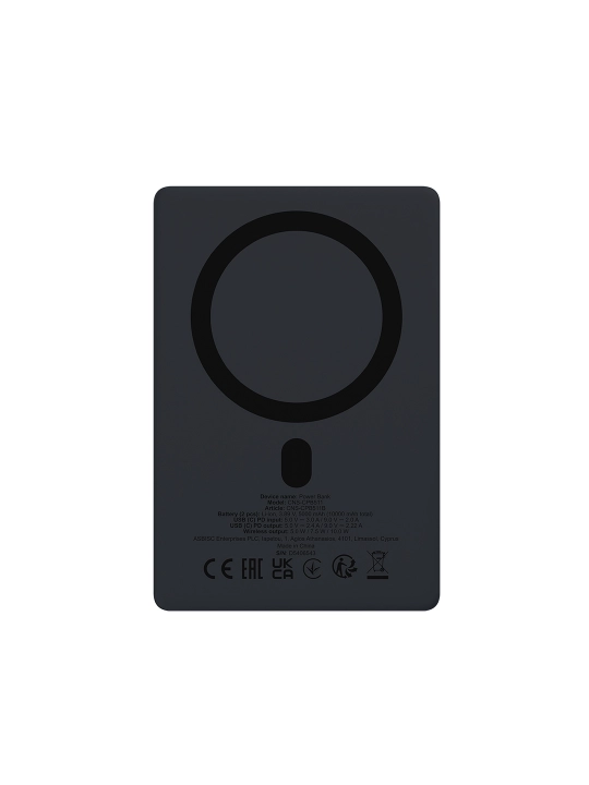 CANYON OnPower MagSafe simsiz powerbank, iPhone uchun, 5000 mAh, 10000 mAh