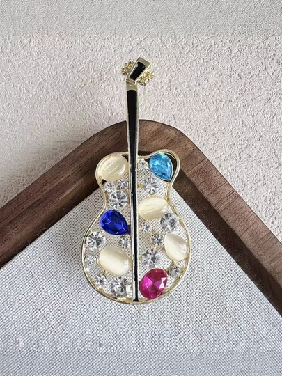 Брошь — GOLDINA-BROSHKA2-РАЗНОЦВ