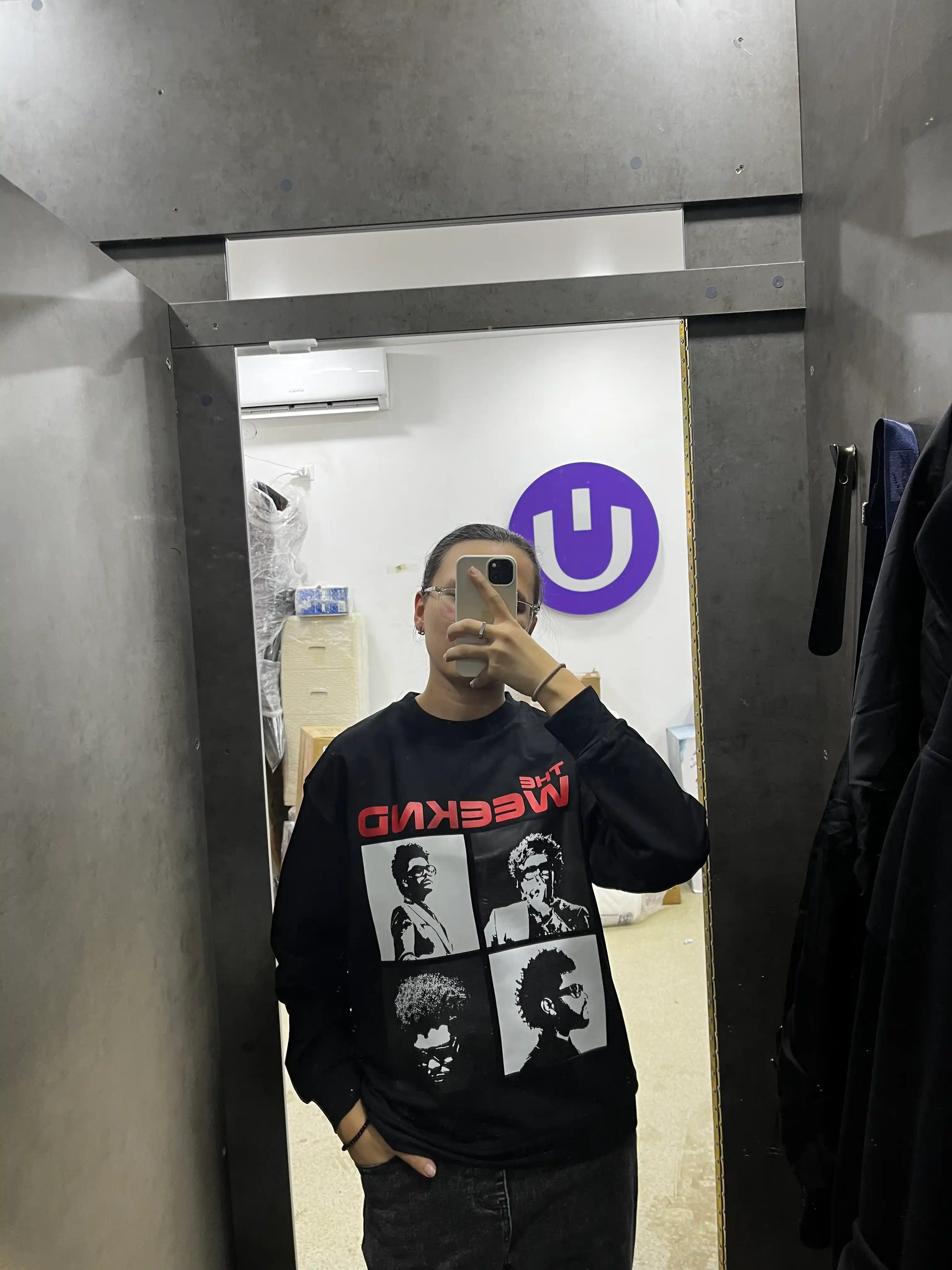Erkaklar va ayollar uchun THE WEEKND, svitshoti uzun уegli, 80% paxta