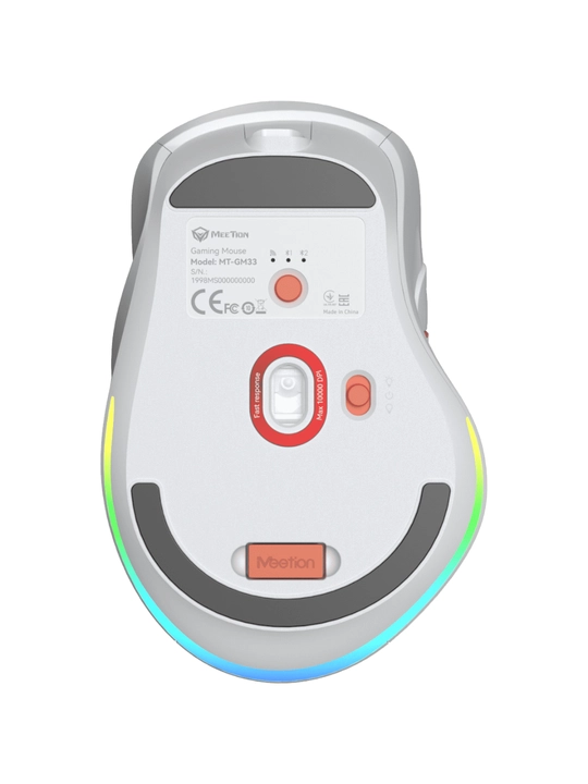 Meetion GW32 3 in 1 (2.4G / Bluetooth / USB), 8000 DPI, RGB o‘yin sichqonchasi