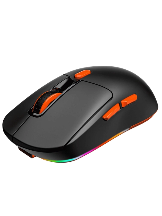 Simsiz o‘yin sichqonchasi GW38 3x-1 2.4G / Bluetooth / simli , 8000 DPI, RGB