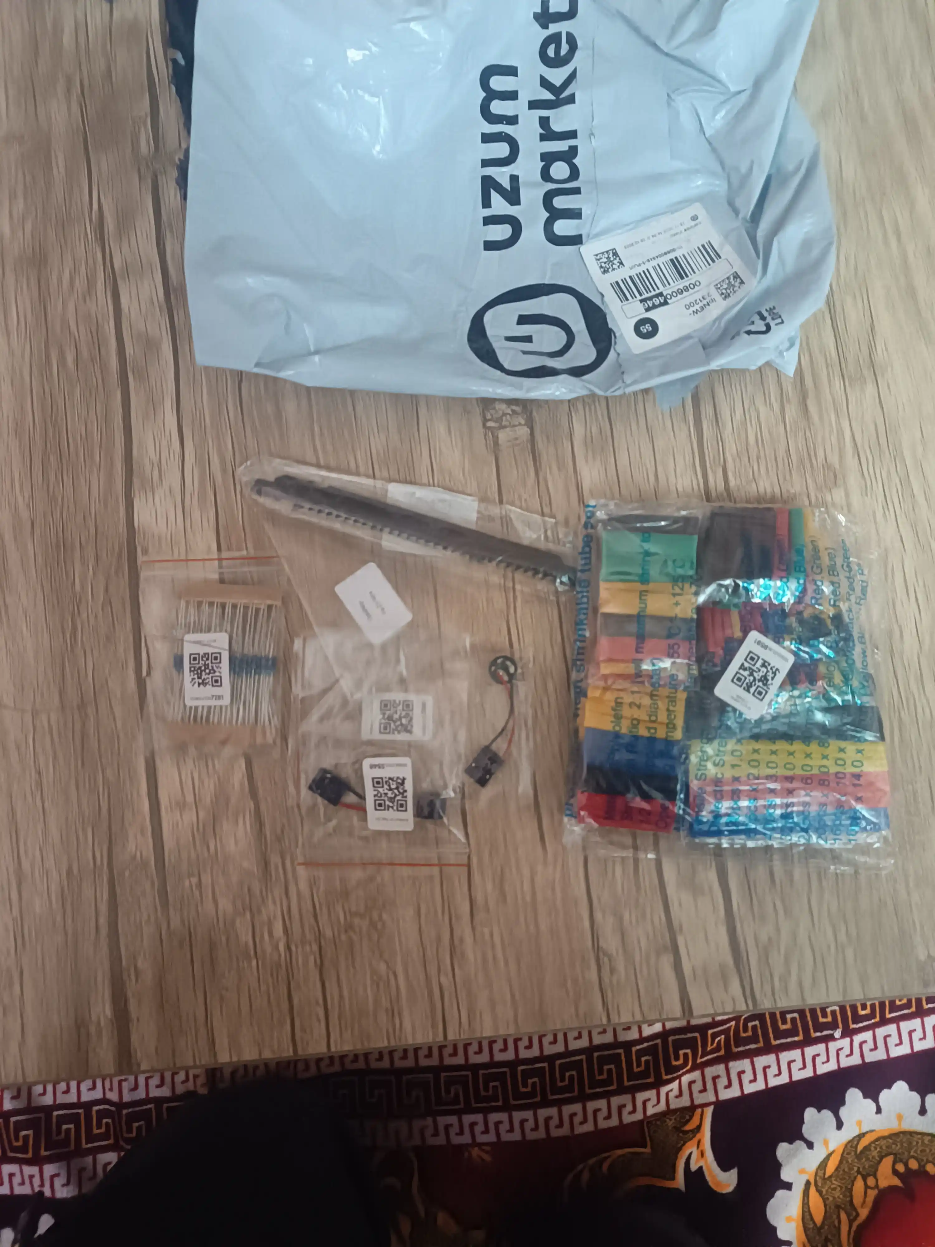 Svetodiodlar LED, 5 ta rang 10 donadan, 50 dona