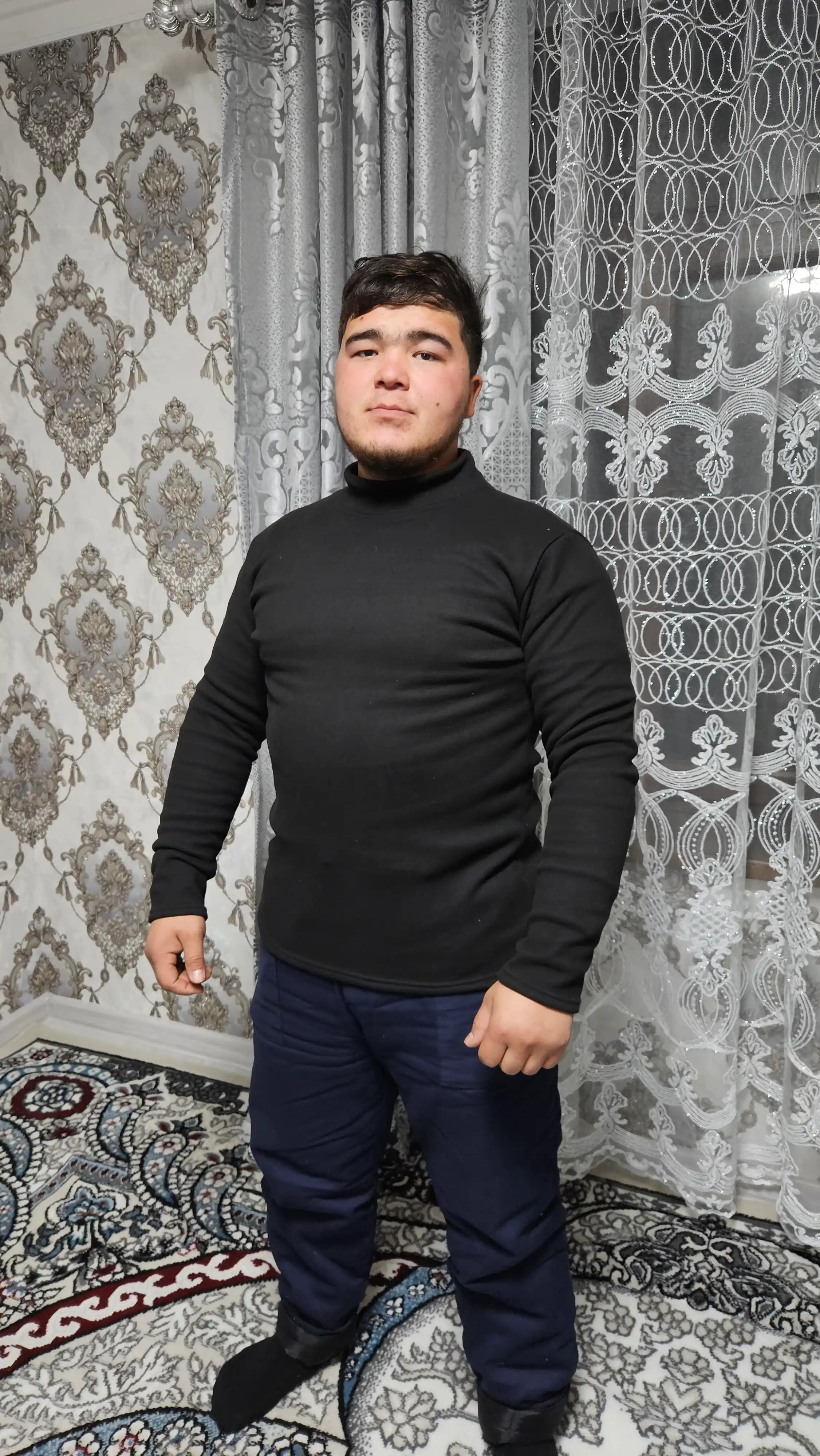 Зимняя водолазка на начёсе для женщин и мужчин, товар из Китая
