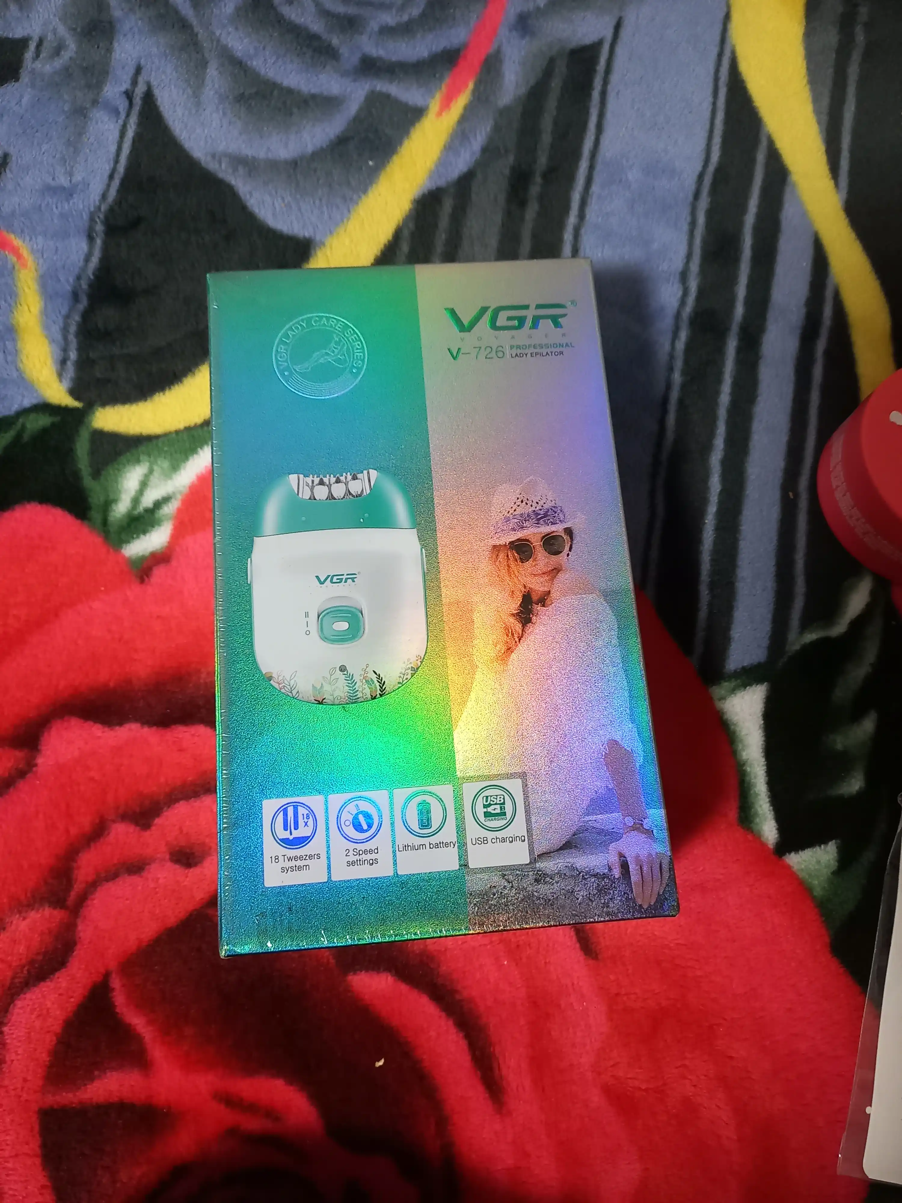 Ayollar uchun simsiz epilator VGR V-705, V-726, V-706, V-728, tana depilatori