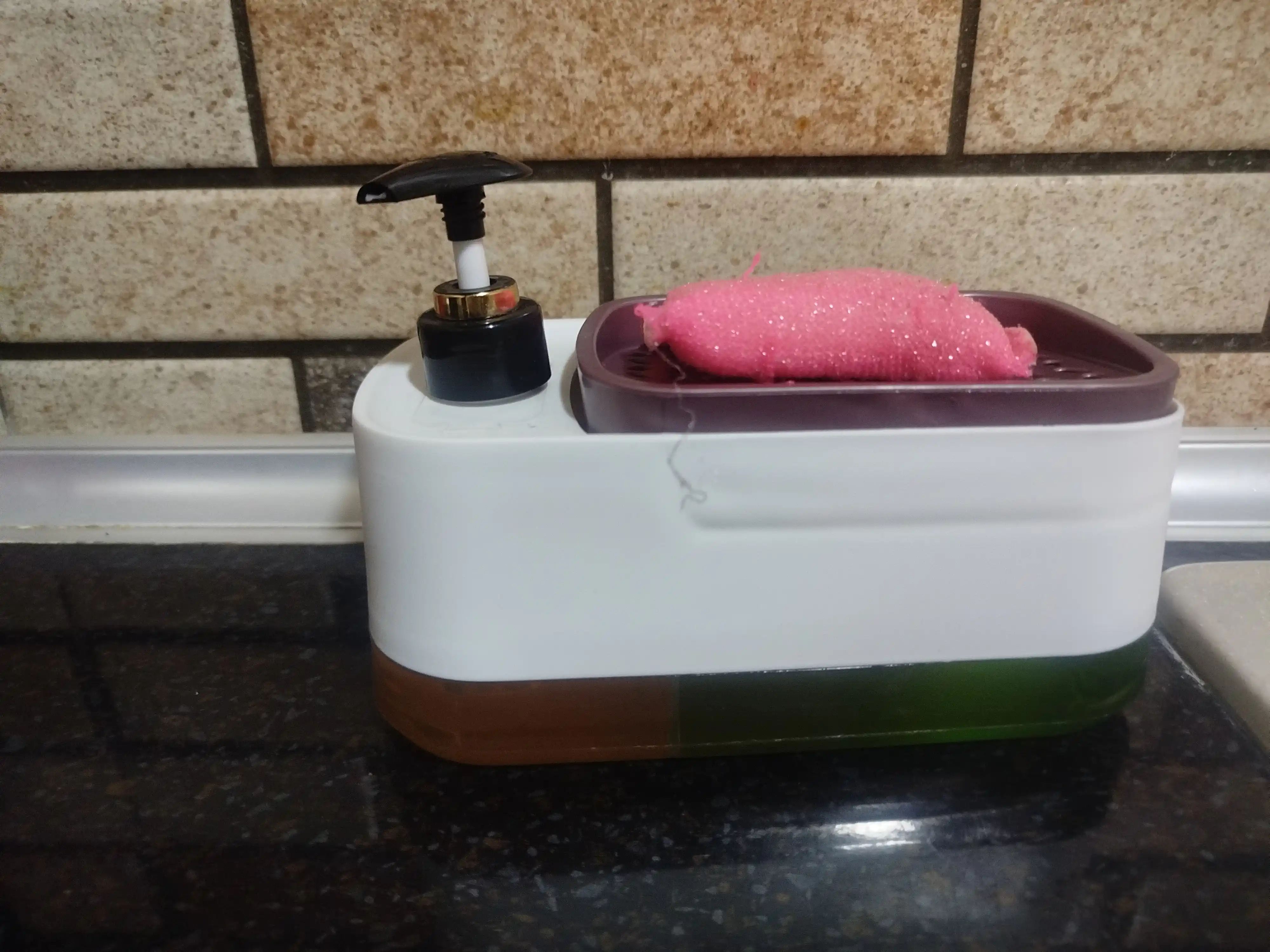 3-in-1 universal dispenser, Gubka idish, Dozator, Organayzer