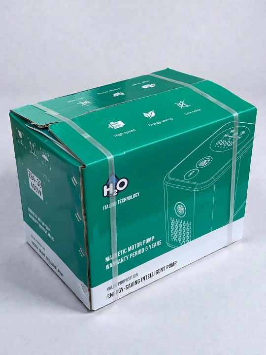 Aqlli suv bosimi nasosi H2O – avtomatik, energiya tejamkor, jim ishlaydi (220V)