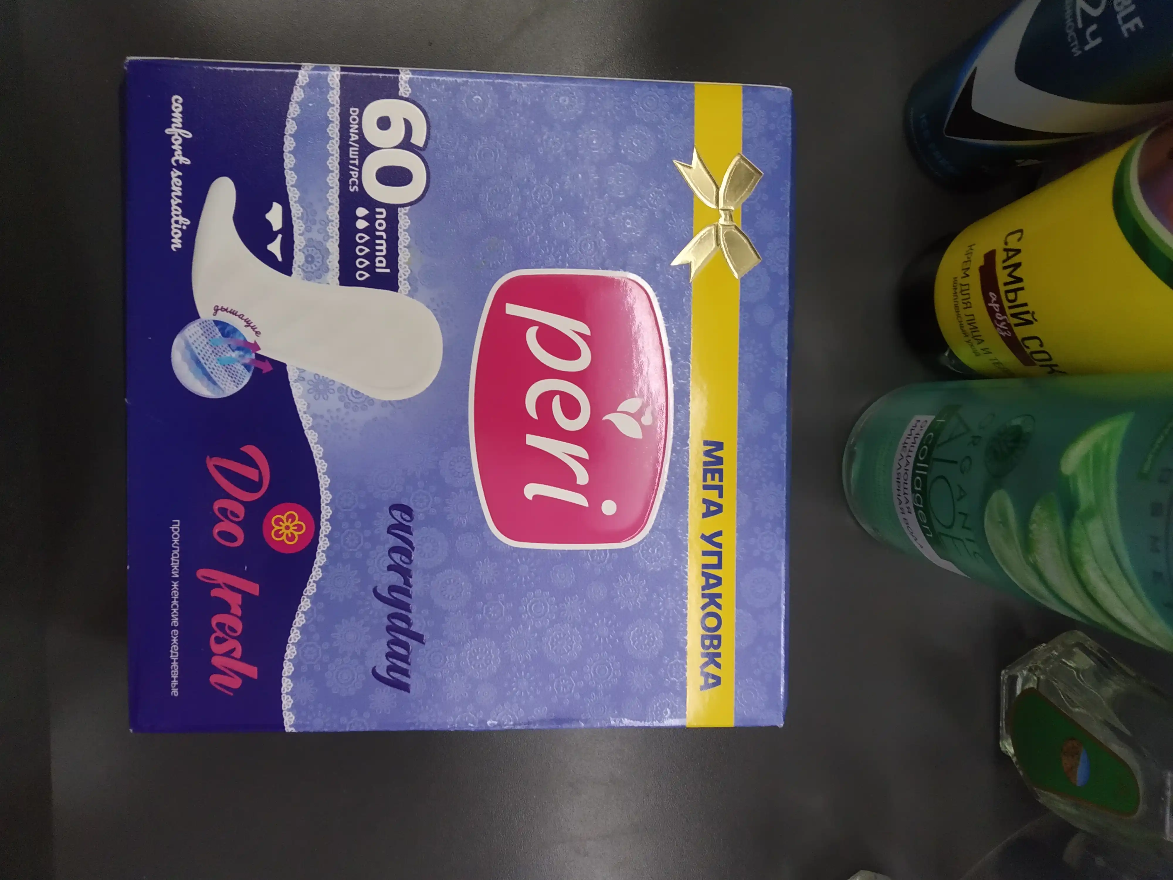 Ayollar kundalik prokladkalar Peri Deo, 60 dona